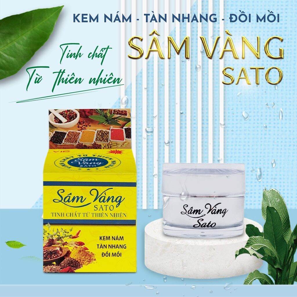 kem dưỡng sâm vàng sato 15g