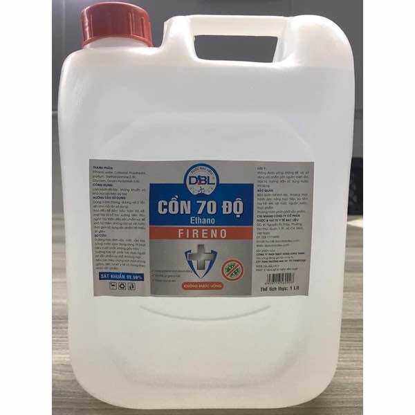 Cồn 70 Độ - Cồn Y Tế Sát Khuẩn Can 5 Lít