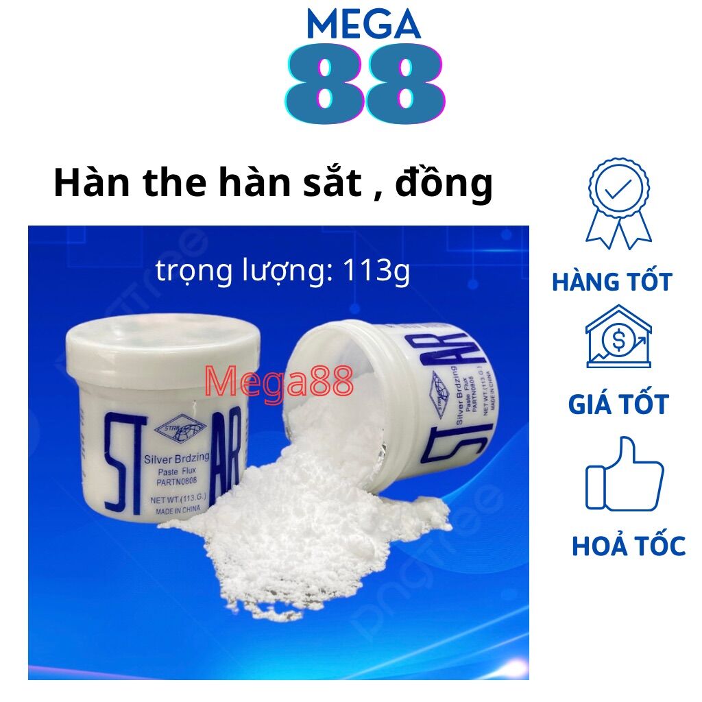 Hàn the hàn sắt đồng, môi chất hàn the sử dụng hàn sắt đồng loại tốt