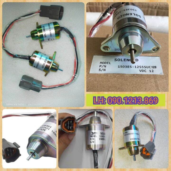 Solenoid 12v tắt máy Yanmar 119233-77932 119653-77950 1503es-12s5sus12s ,rơ le dầu tắt máy 1503es-12s5sus5s,tắt máy 12vdc Woodward,tắt máy doosan hyundai volvo,cục tắt máy cho máy gặt yanmar,tắt máy xe cuốc máy phát denyo, yanmar LS,yanmar hữu toàn