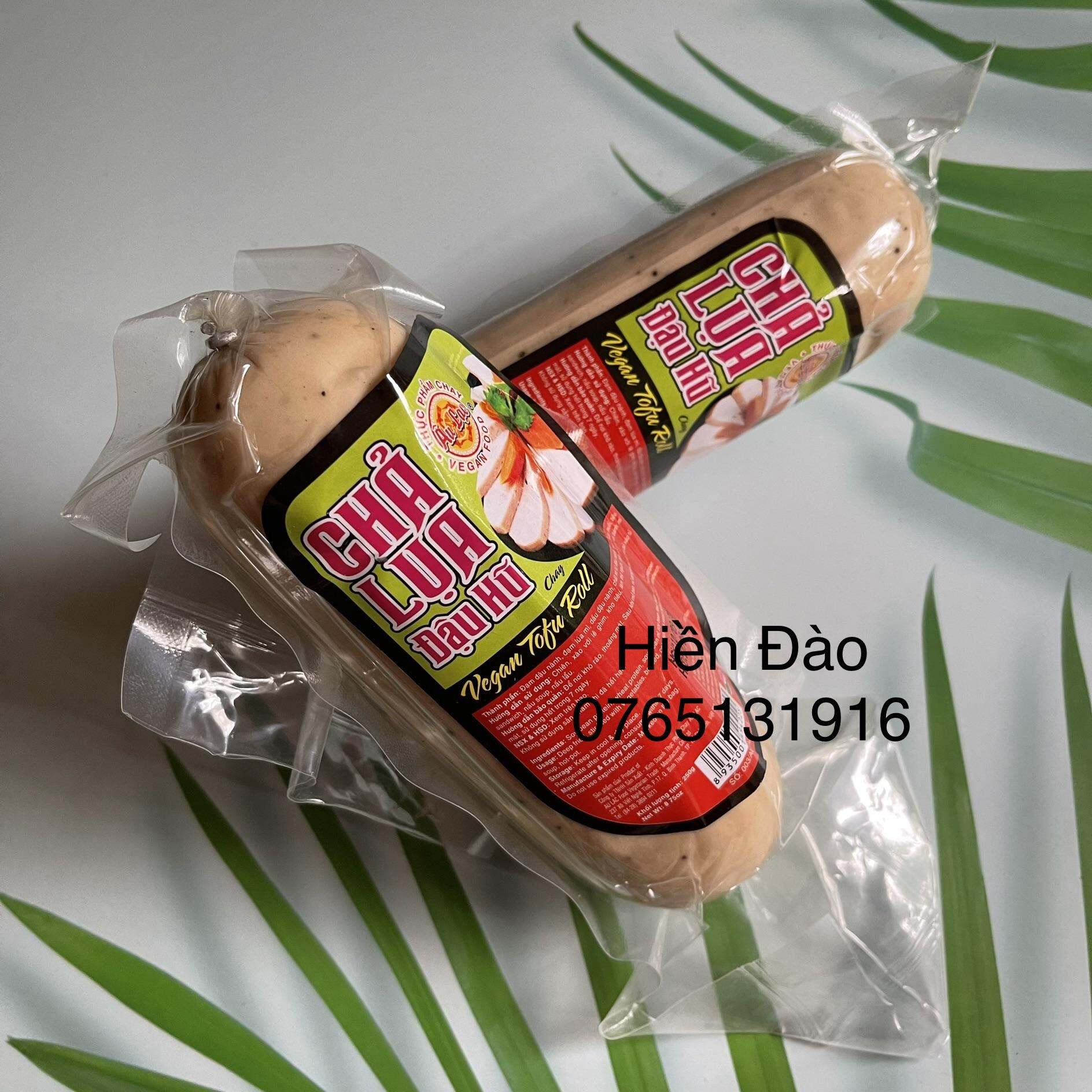 2 Cây Chả Lụa Đậu Hũ Chay Âu Lạc 250 gr ( hàng tiệt trùng)