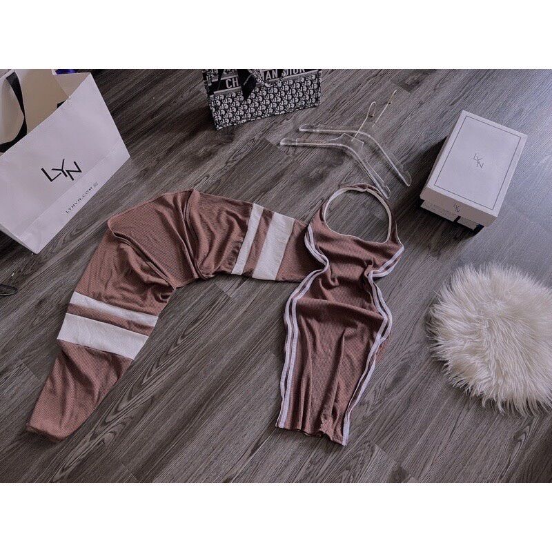 [[DX5]] SÉT ĐẦM ÔM KÈM ÁO KHOÁC BOONG STORE