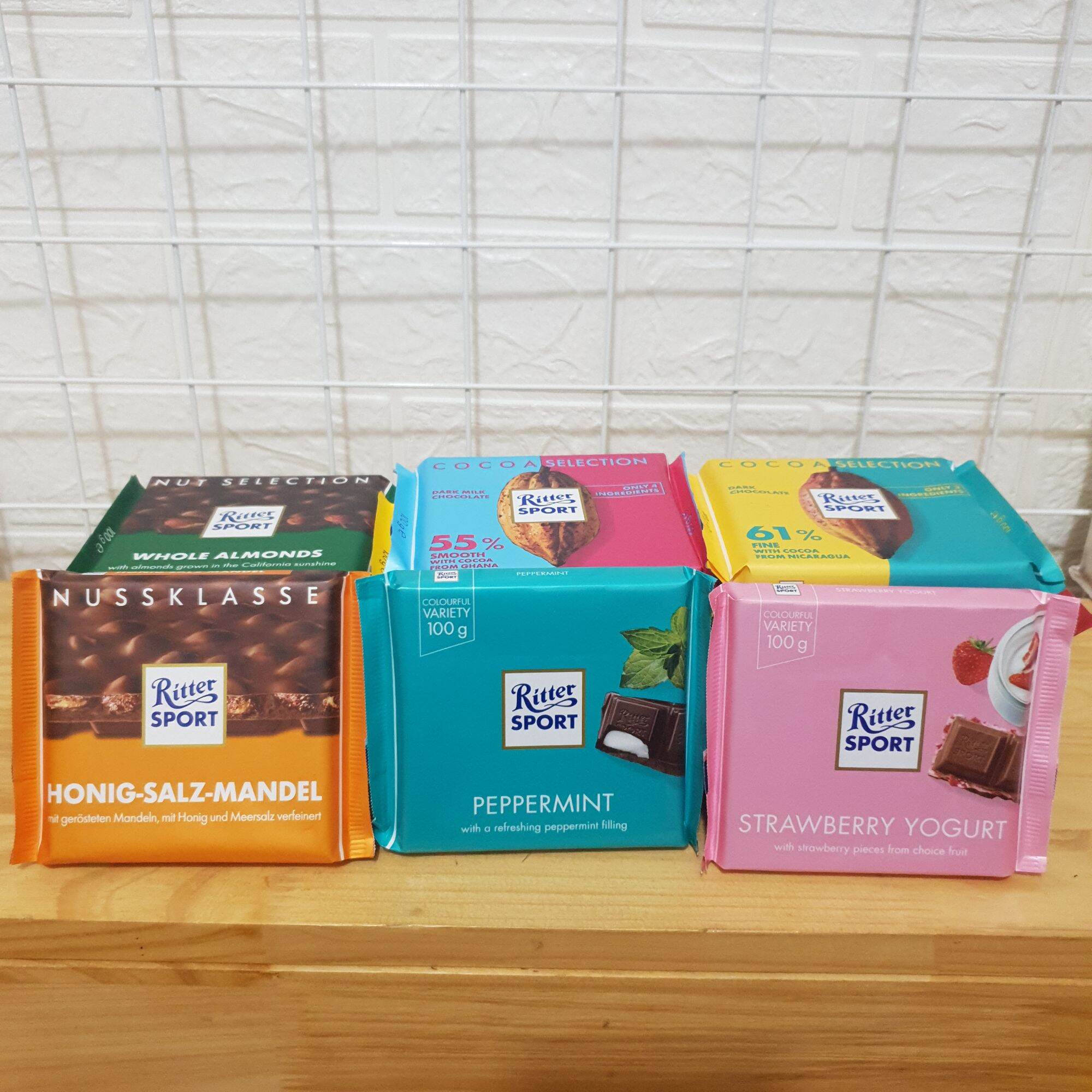 Socola Ritter Sport - nhập khẩu Đức 100gr giá tốt