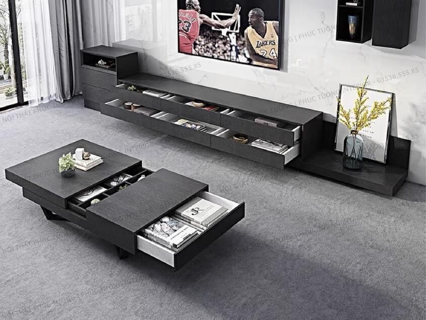 Bàn trà / sofa tiện lợi, thông minh, sang trọng sf01