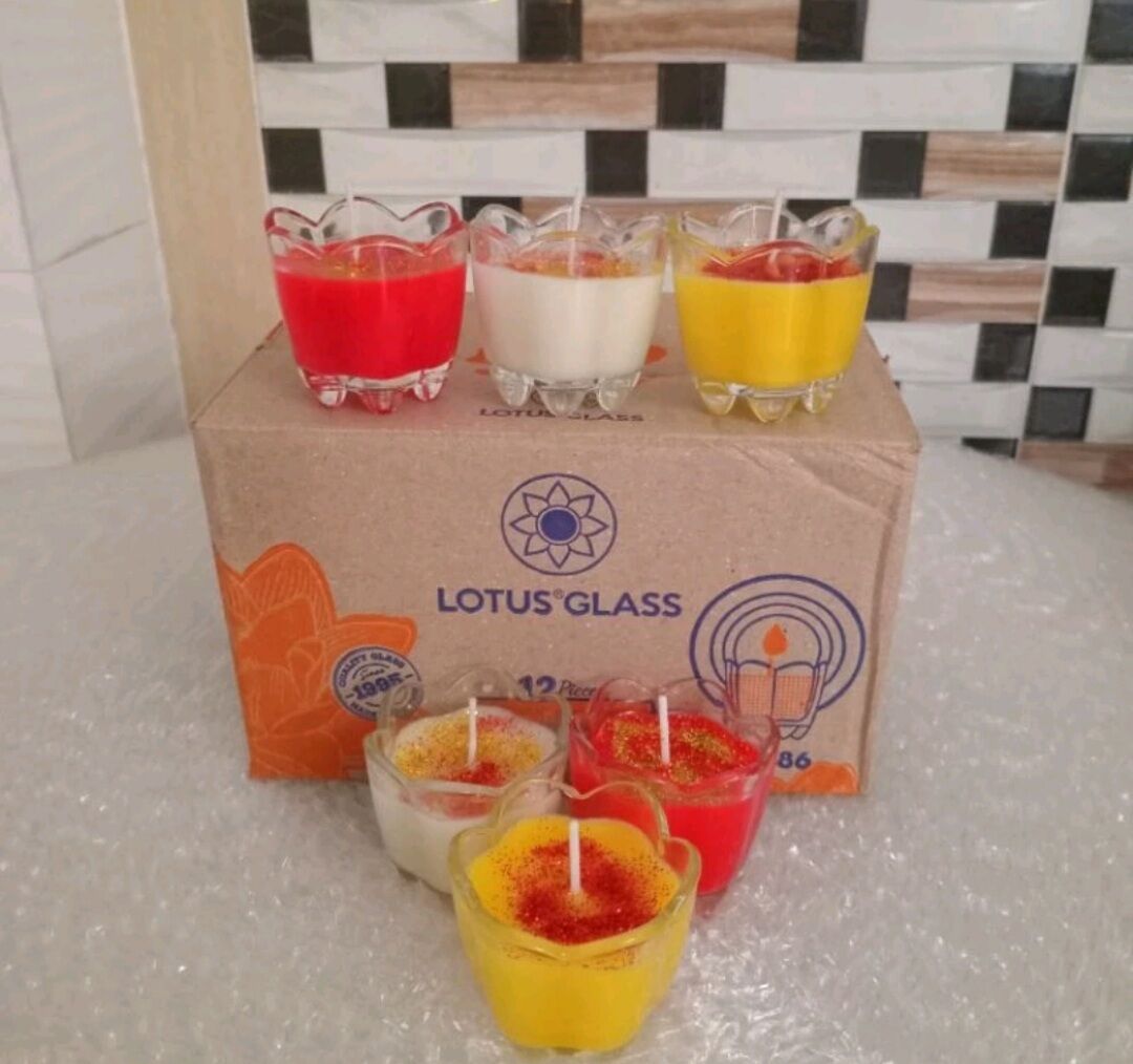 [3,5 Hộp Sáp] Combo 108 Ly Hoa Mai 35ML ( Kèm Nguyên Liệu Làm Nến Đầy Đủ)