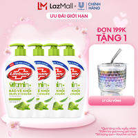 Combo Nước rửa tay Lifebuoy công thức Vitamin+ Bạc Bảo Vệ 450G & Sữa Dưỡng Ẩm chai 450g