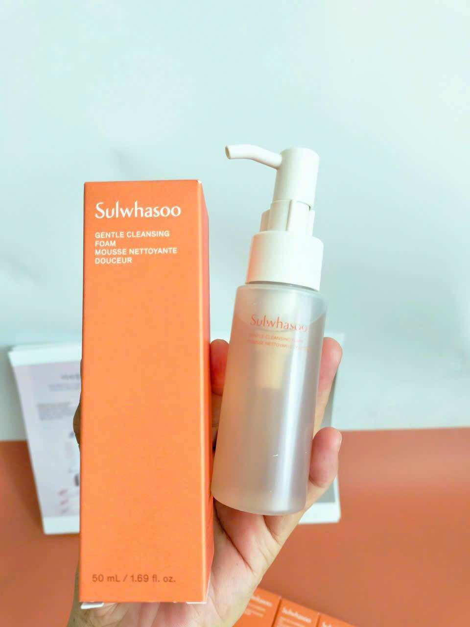 Sữa rửa mặt dịu nhẹ, dưỡng trắng da Sulwhasoo Gentle Cleansing Foam ex