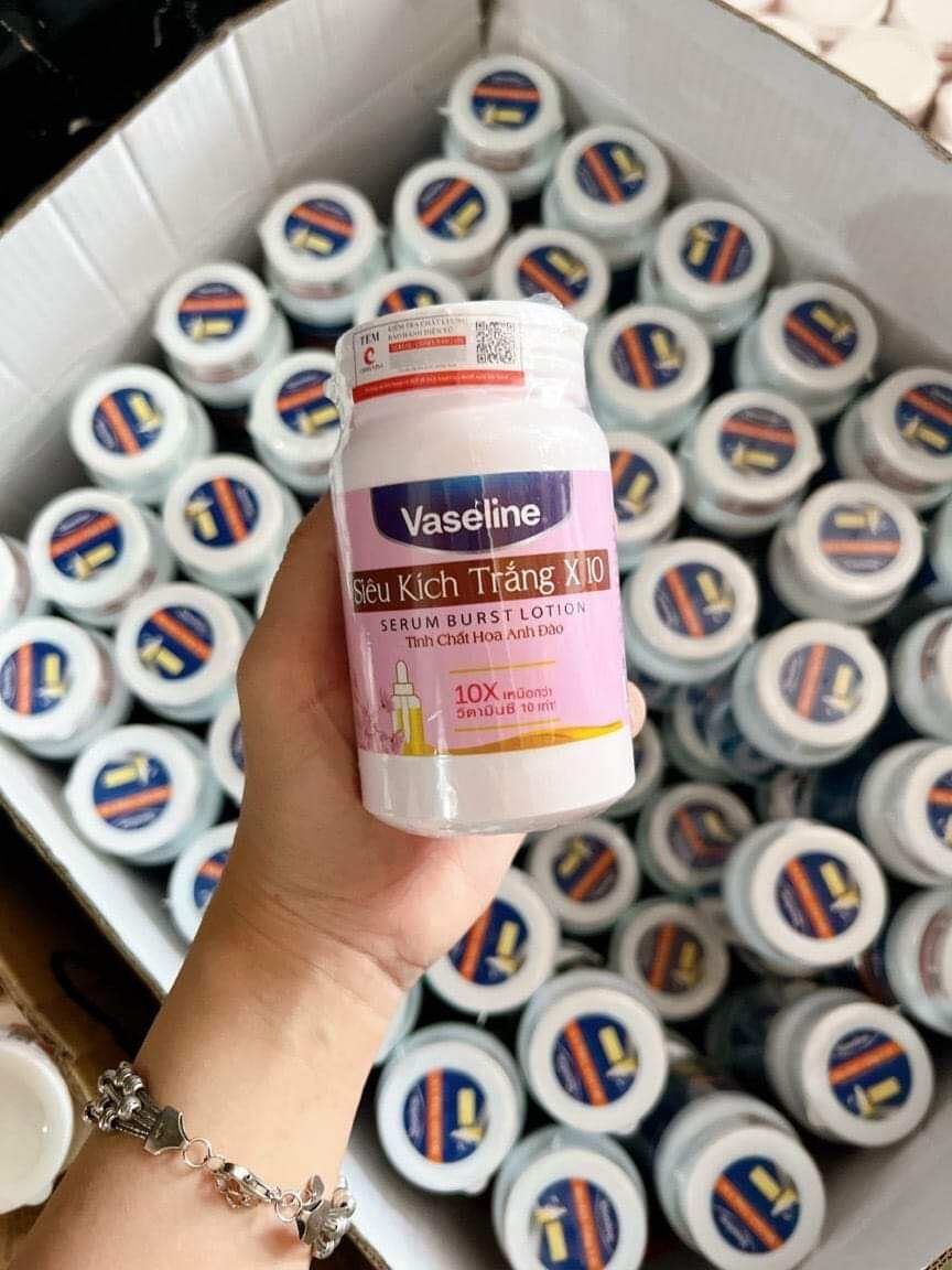 Body Kích Trắng Vaseline 10x 250gr