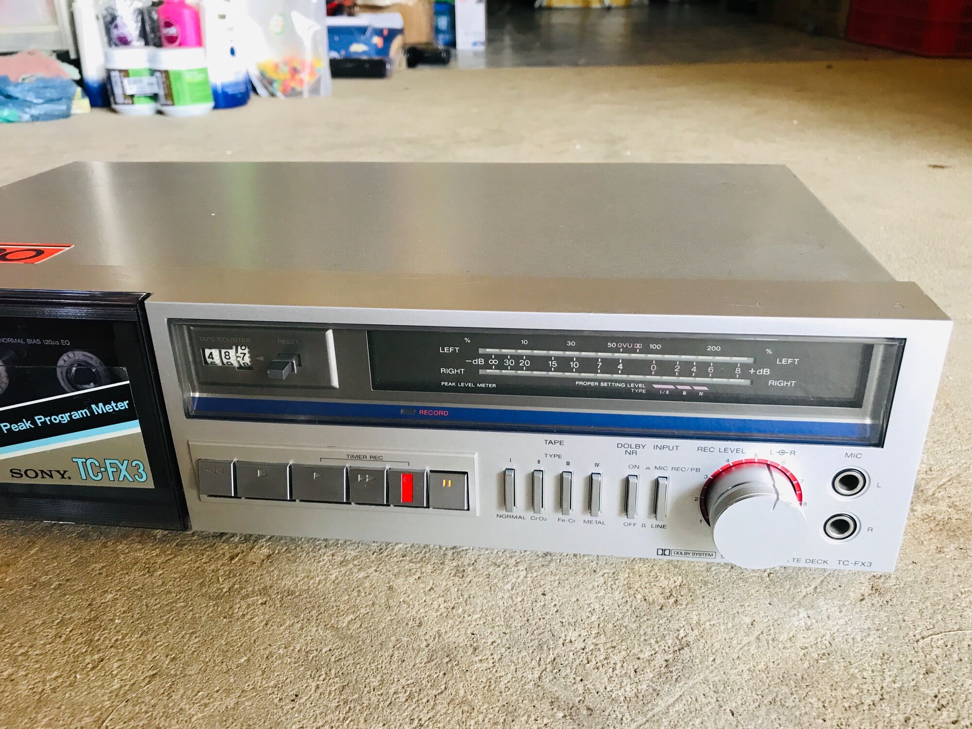 Đầu cassette Deck SONY CT-FX3 Nhật cực mới