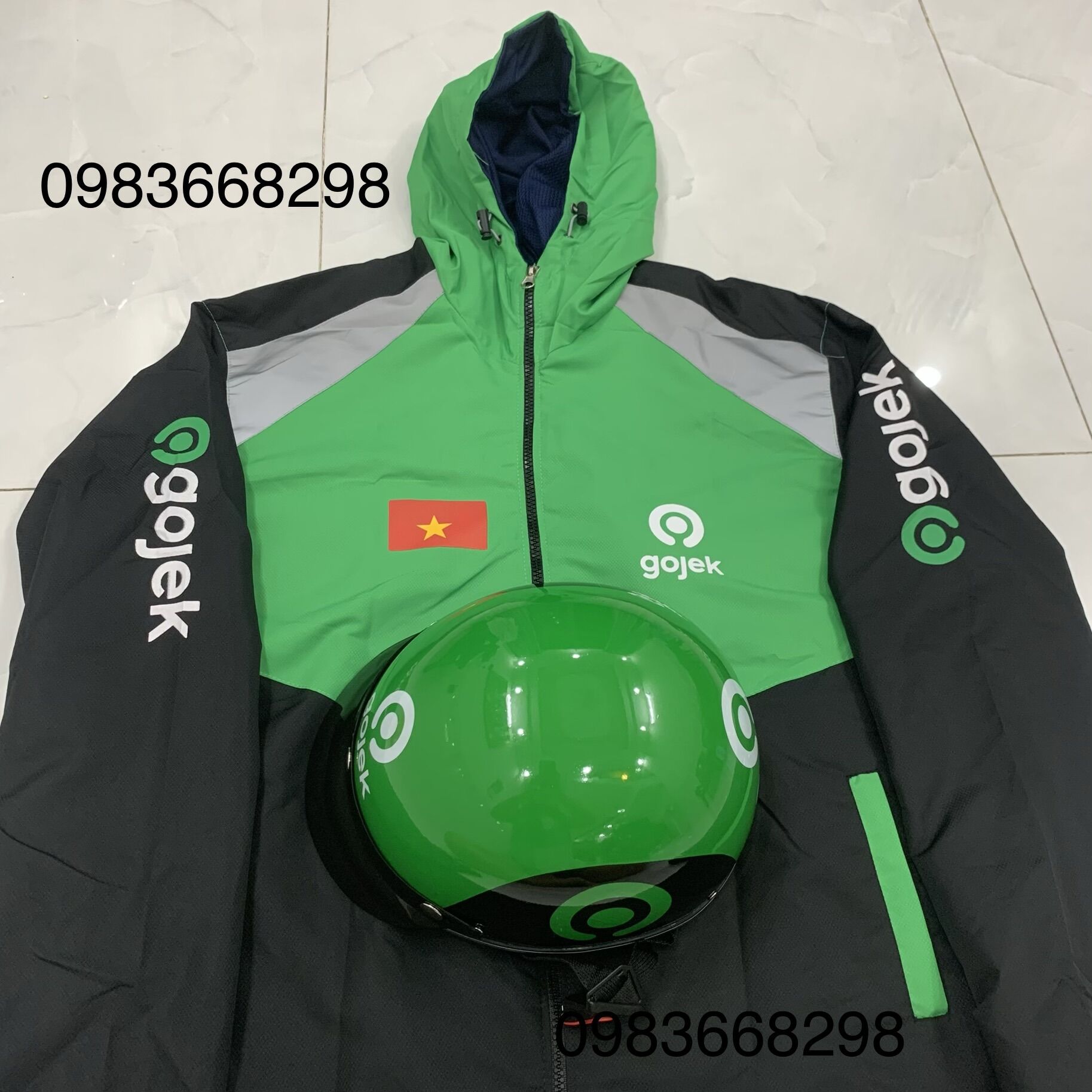 HCM combo áo khoác gojekk mẫu mới