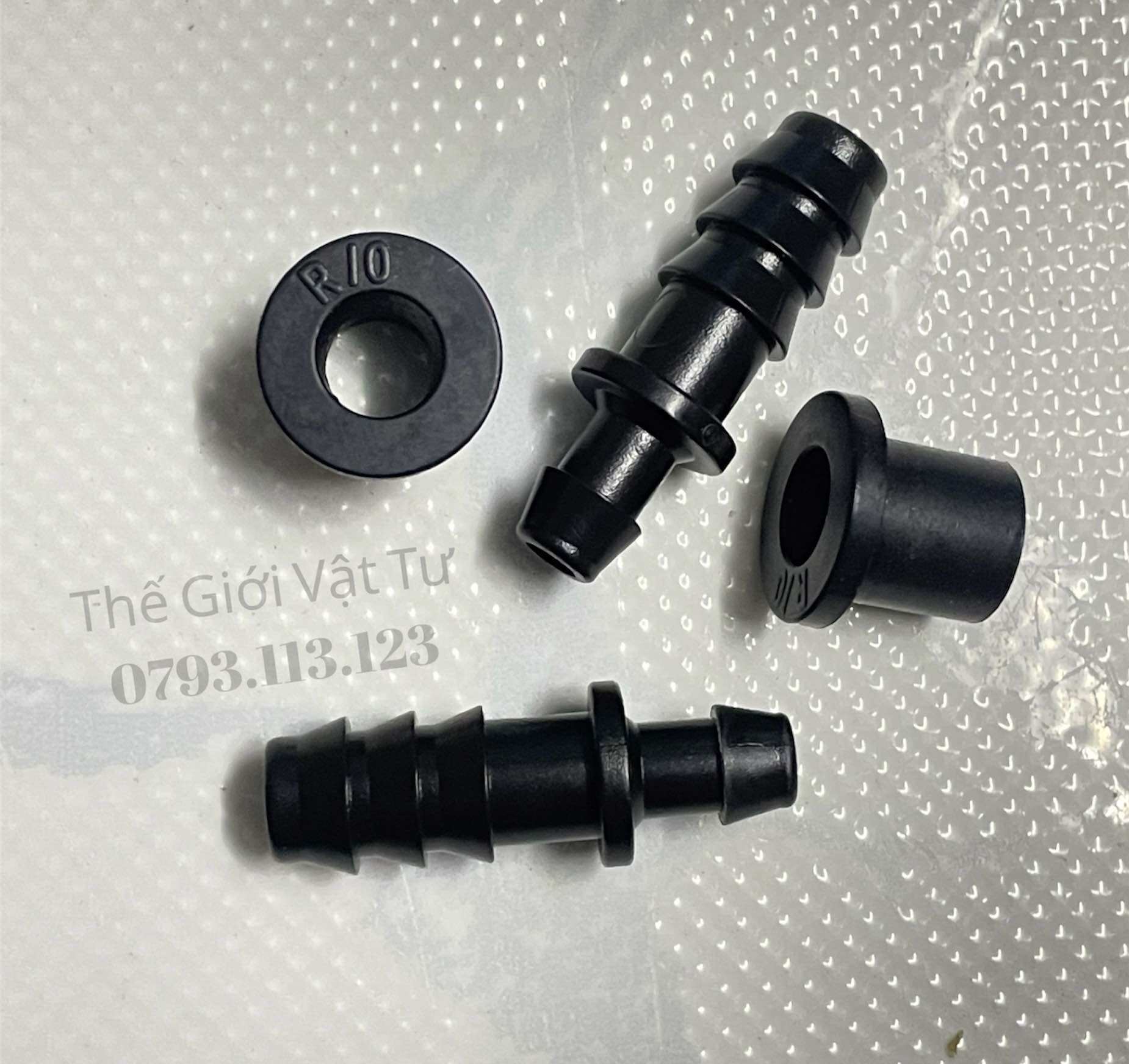 10 cái khởi thủy ống ldpe 8x10mm - kèm ron cao su