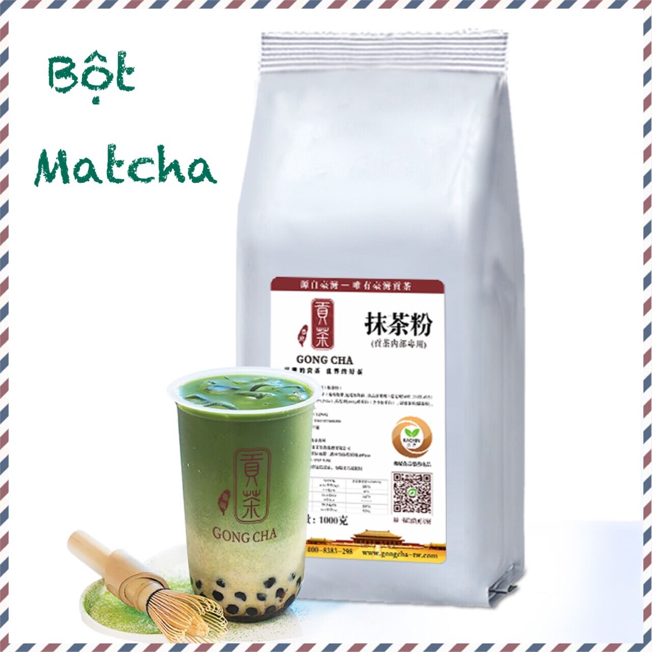 Bột matcha gongcha túi 1kg
