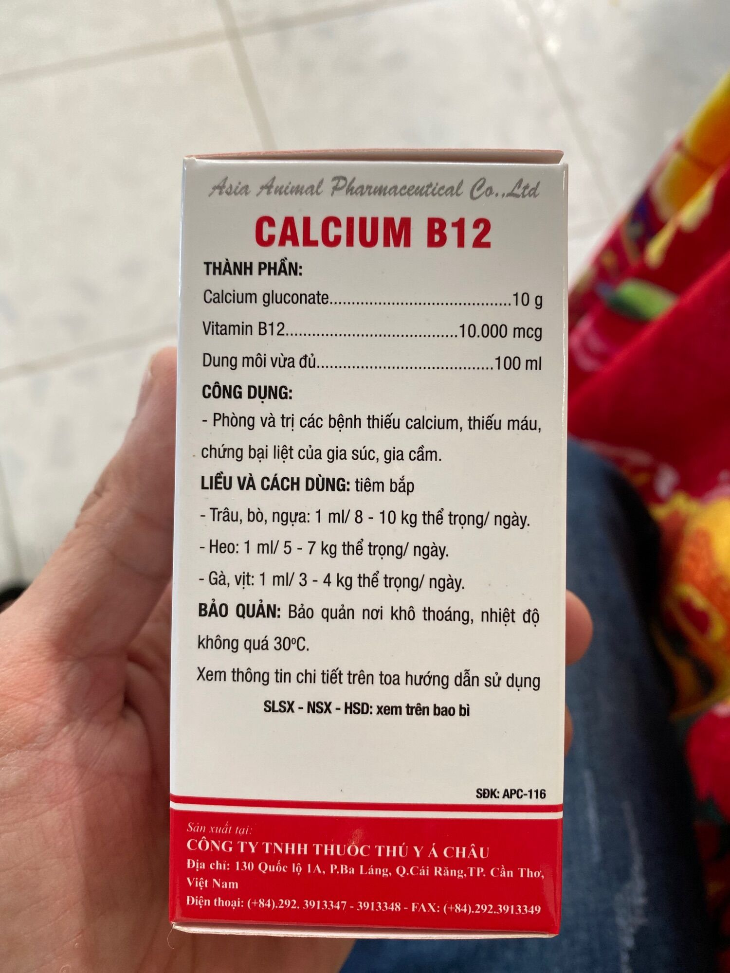 Thuốc Calcium B12
