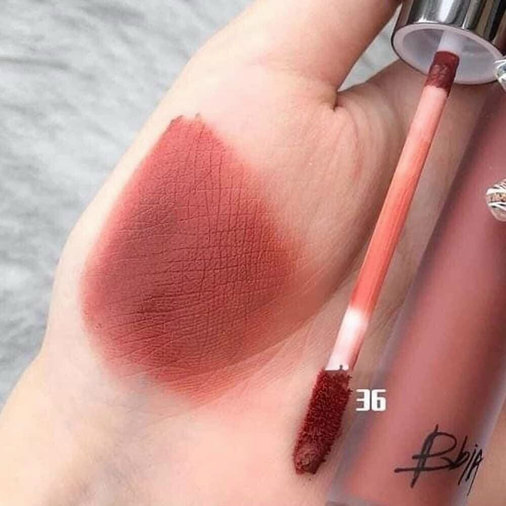 Son kem lì bibia hàn quốc 36 - #feign cool : hồng nâu. tặng kèm tẩy tế bào chết môi