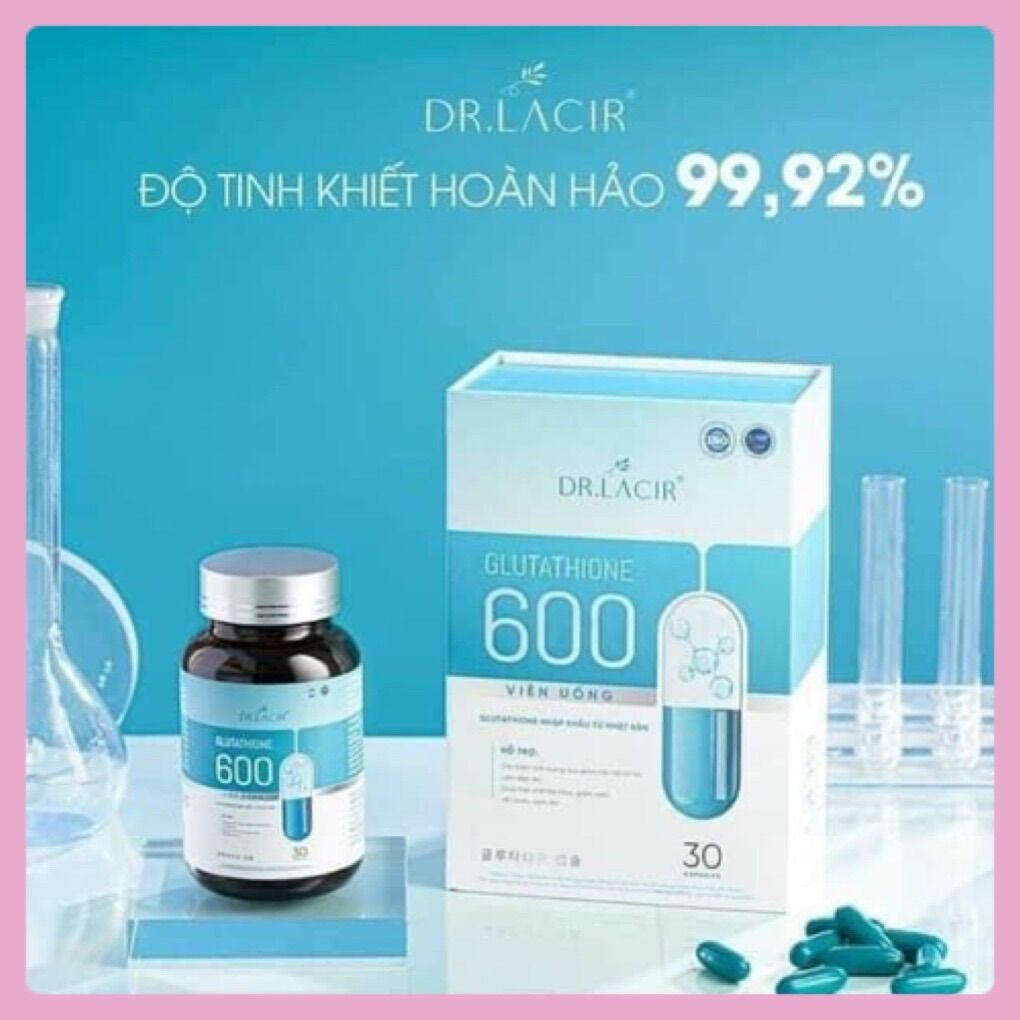 [Viên Uống Glu600 Trắng Da_Mờ Nám sạch bay các loại Nám]