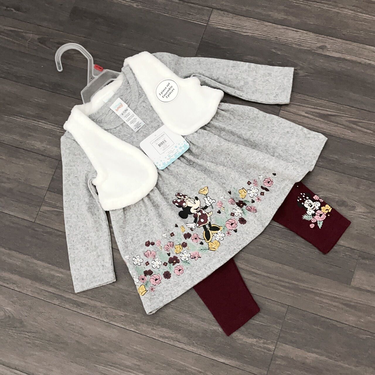 Set 3 chi tiết Disney size 0/3m-18/24m