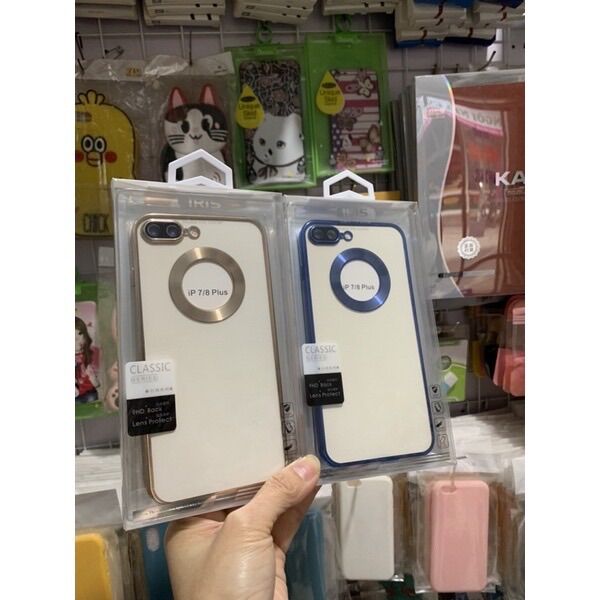 Ốp viền vuông hở táo , Bảo vệ camera iphone 7 plus , 8 plus , 7plus , 8plus