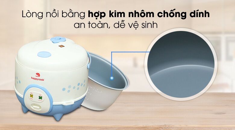 Nồi Cơm Điện Happycook HC-120 1.2L