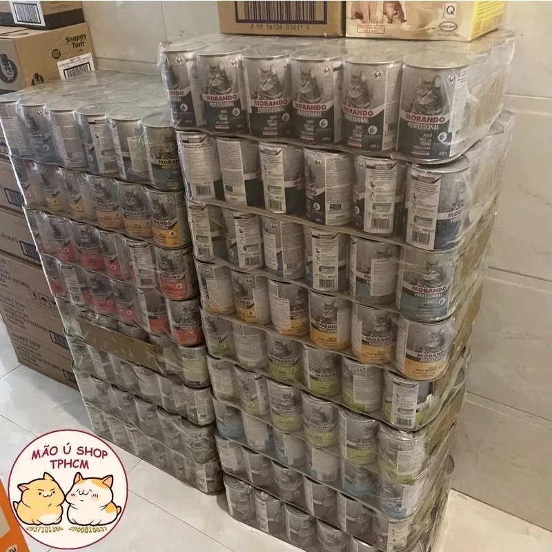 [COMBO 6-24 LON 400g] PATE LON MORANDO CHO MÈO MỌI LỨA TUỔI