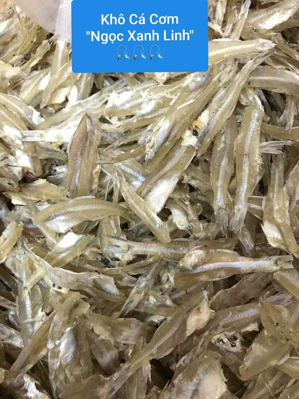 CÁ CƠM KHÔ Trắng LOẠI 1 BAO ĂN 1Kg/169K