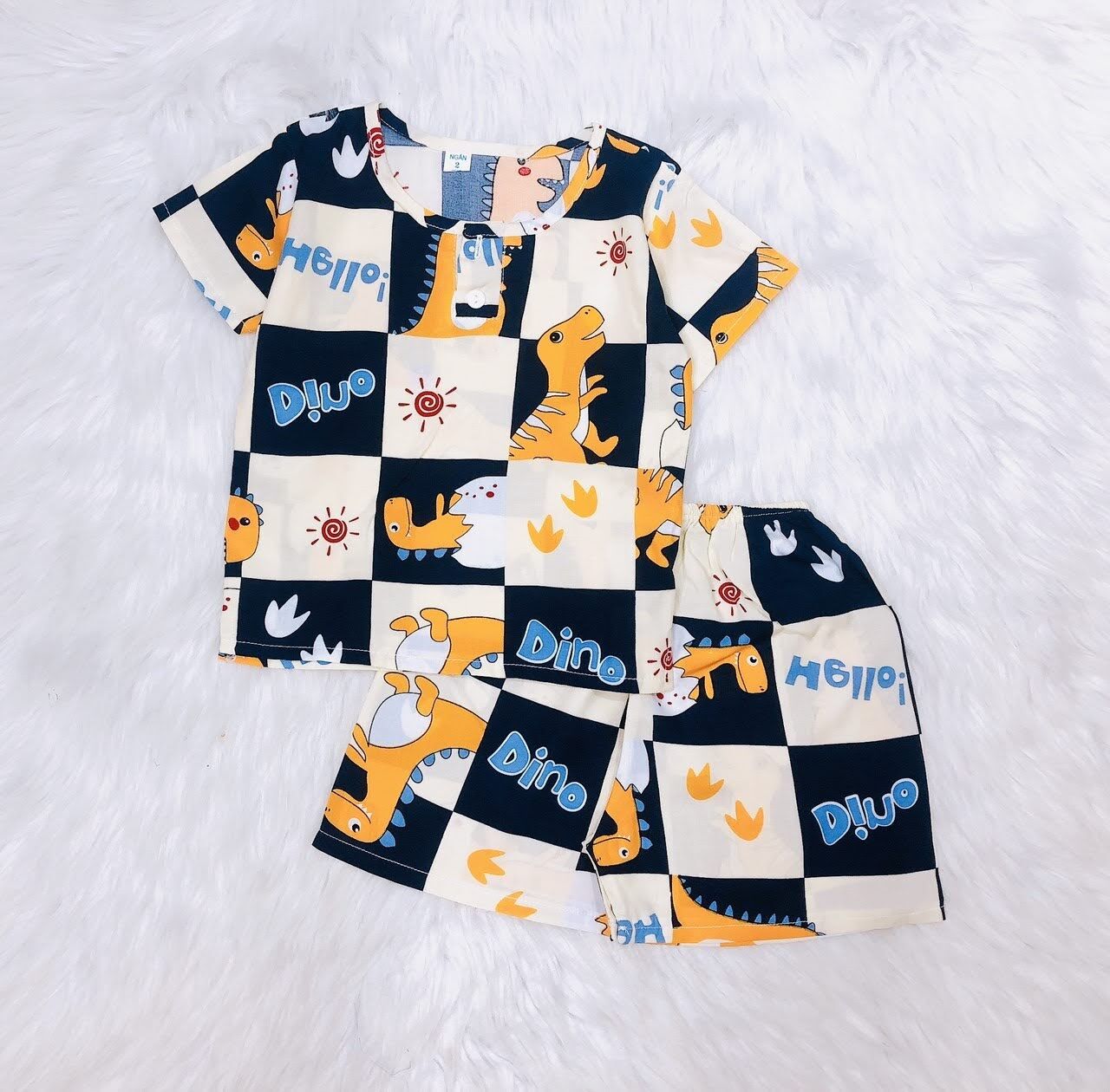 Bộ tole lanh bé trai mềm mịn mát size 6