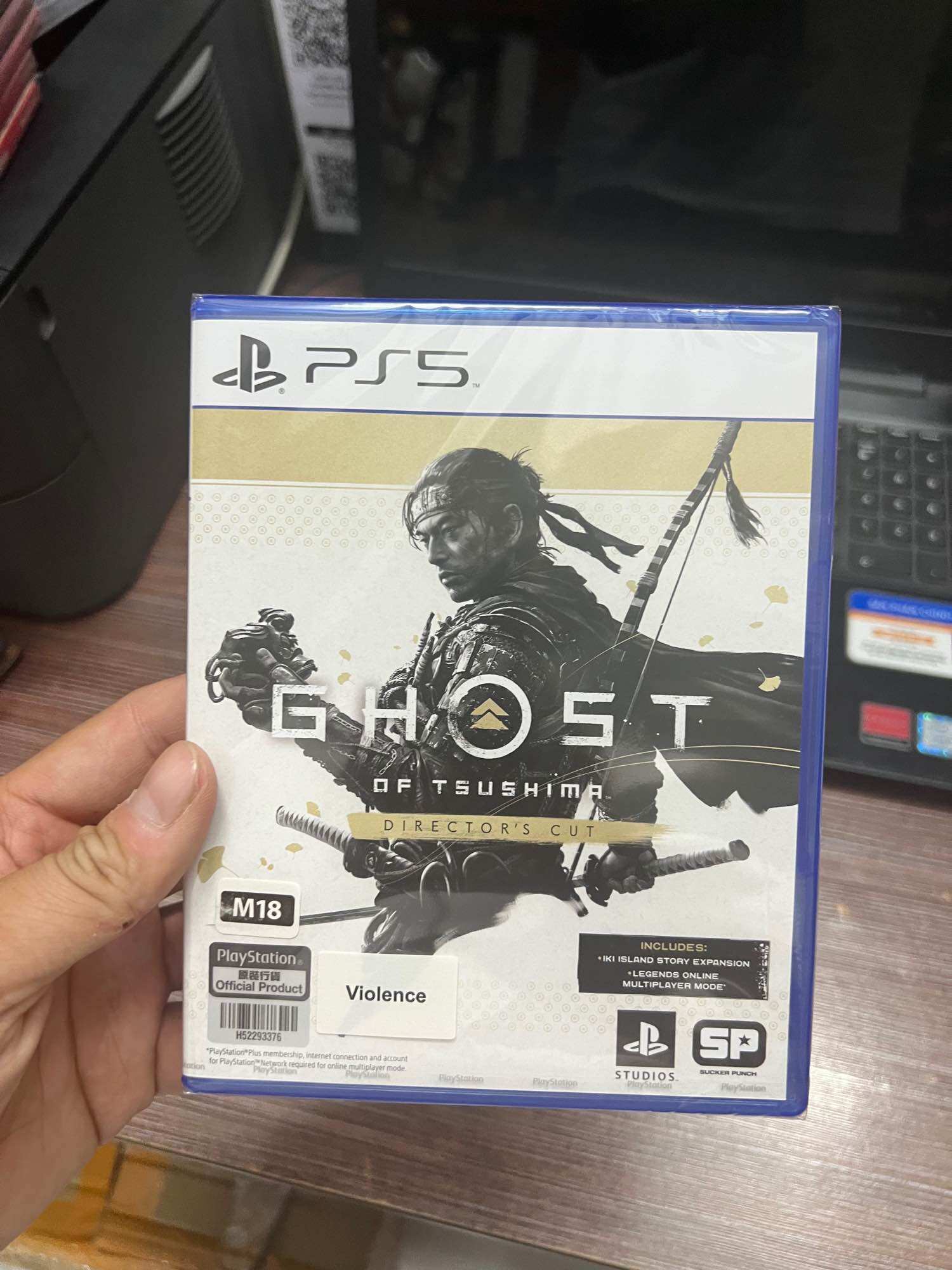 Đĩa chơi game PS5: Ghost of Tsushima Director's Cut