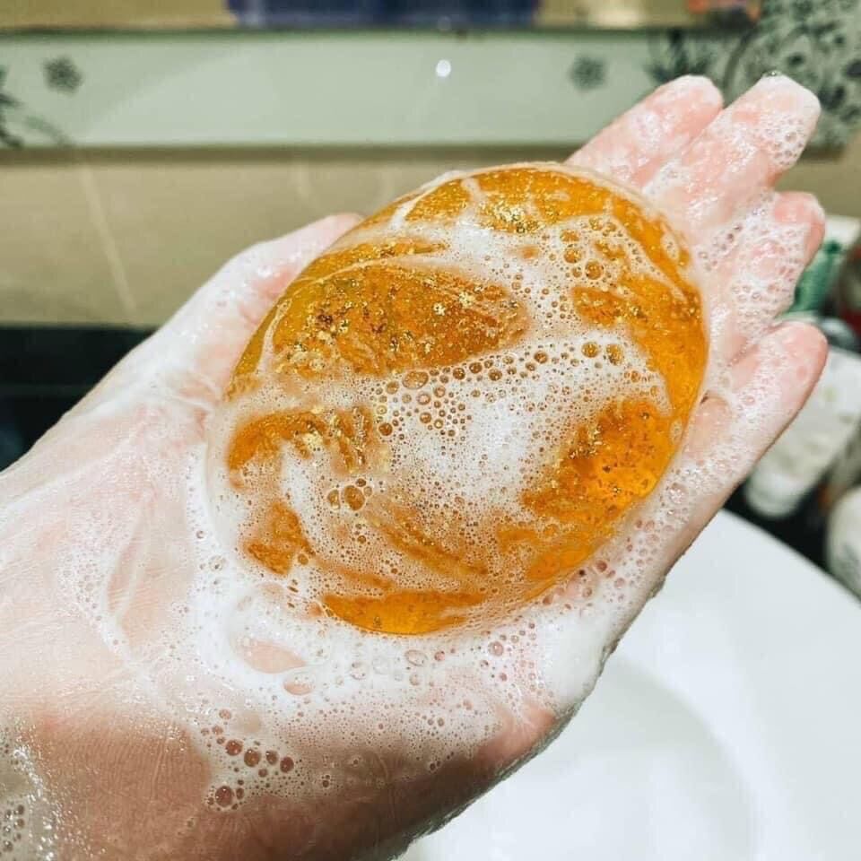 Soap vàng Precious rửa mặt siêu trắng da thái lan 80gr