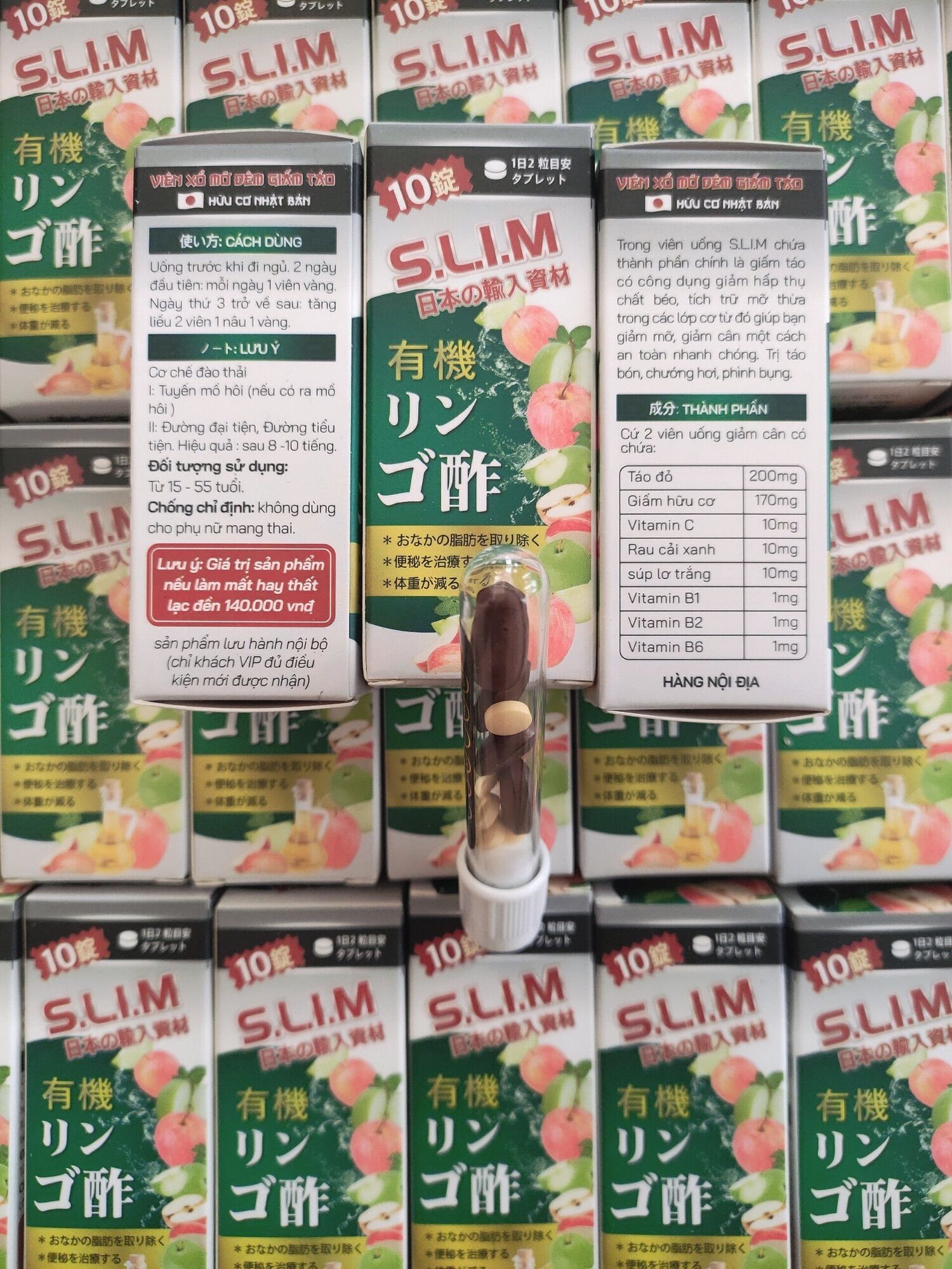 Xổ mỡ dấm táo đêm