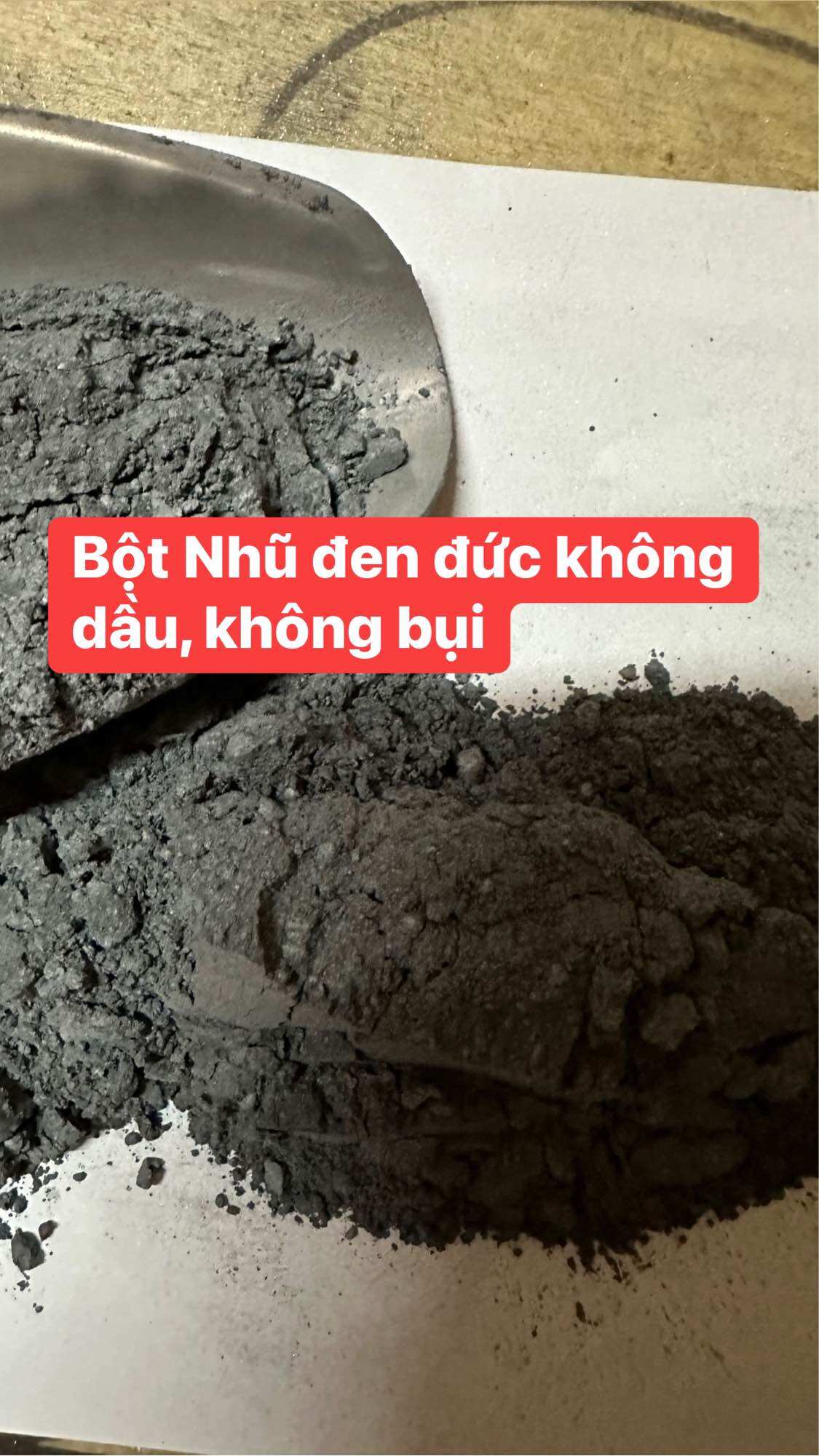 200G Bột đen đức không dầu, không bụi