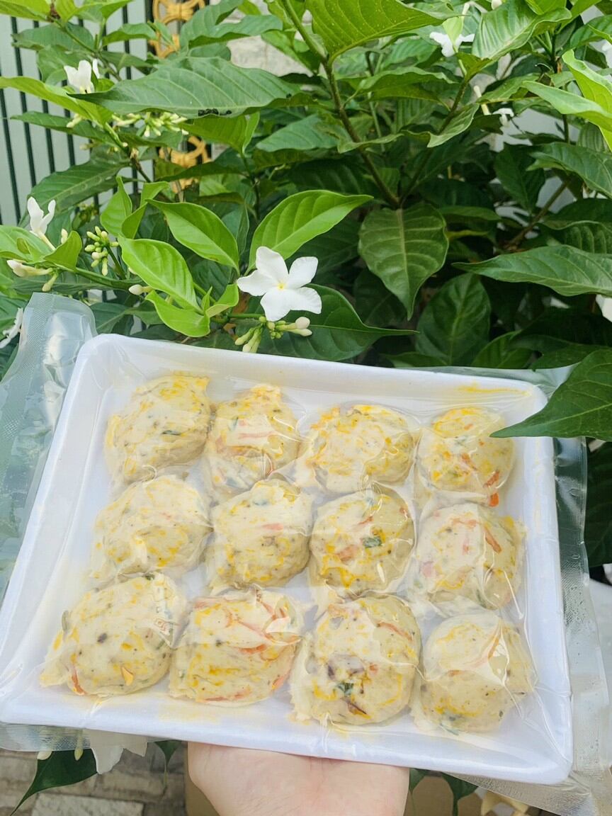 1 khay Chả mai Ghẹ farce (10 mai)
