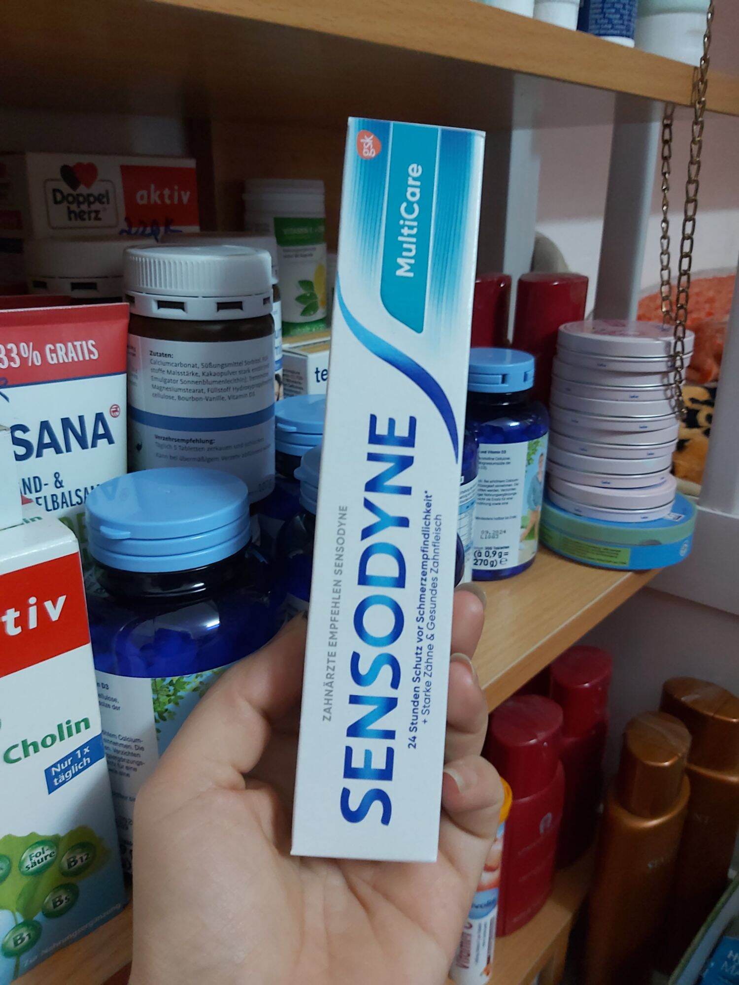 set 3 kem đánh răng sensodyne chống ê buốt chuẩn Đức