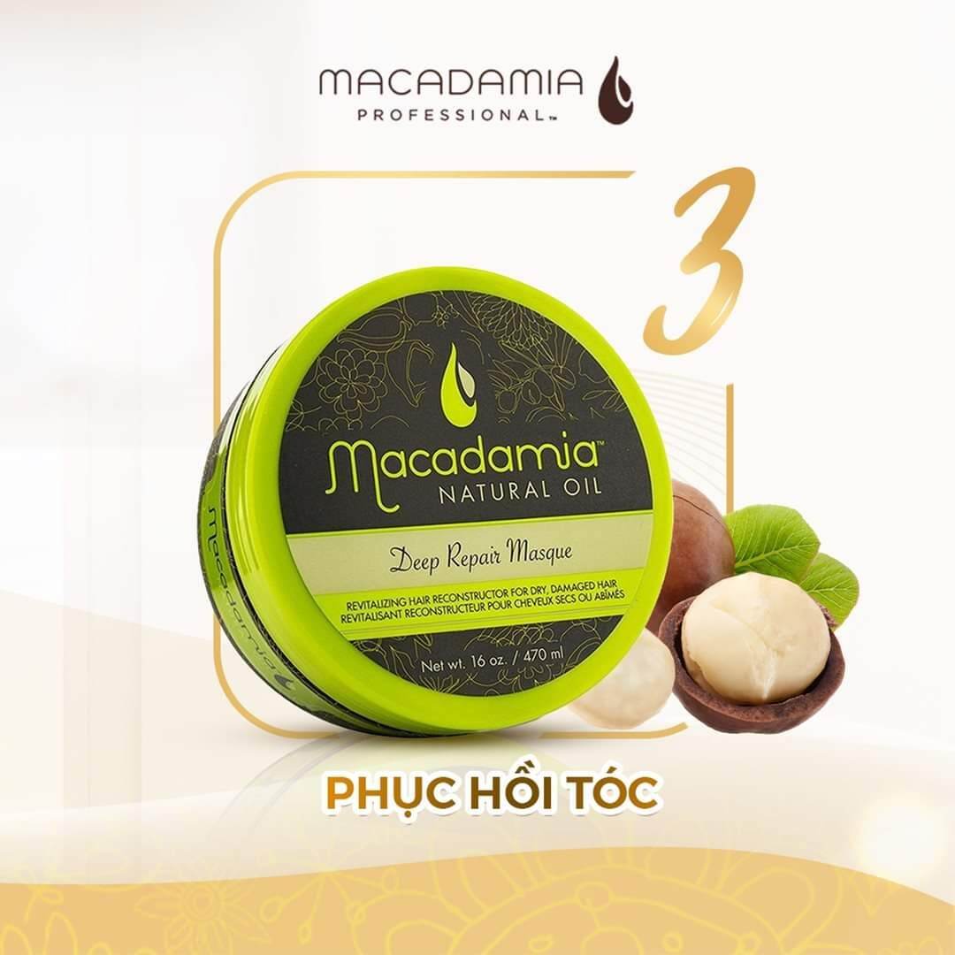 Dầu hấp ủ phục hồi tóc Macadamia deep repair masque 236ml - 470ml