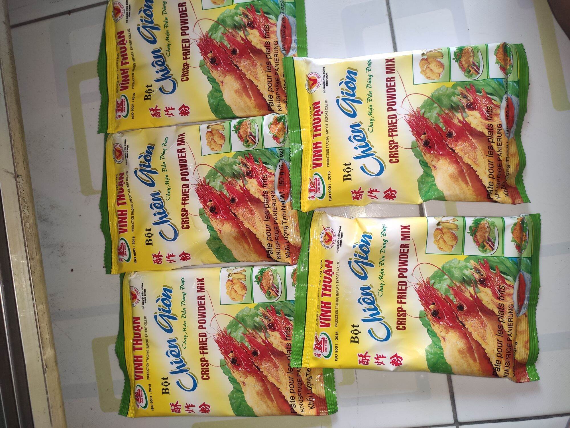 Combo 5 gói bột chiên giòn vĩnh thuận , loại 150g