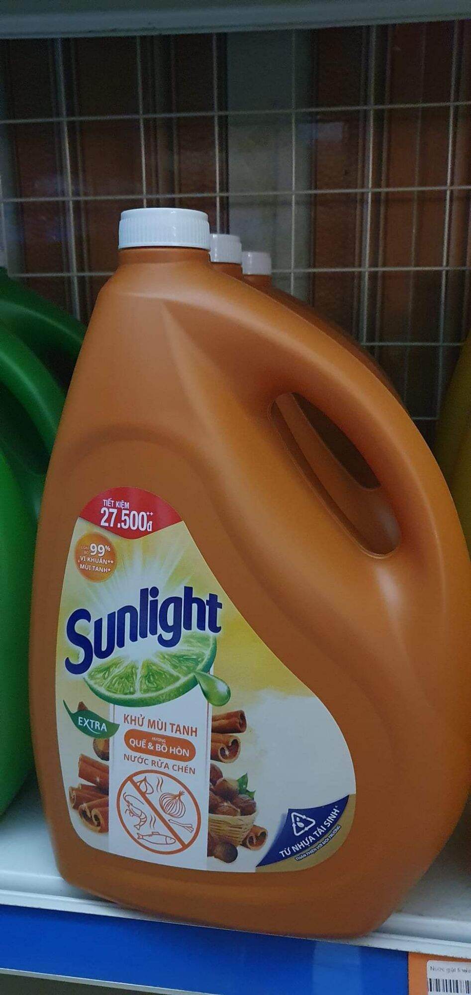 NƯỚC RỬA CHÉN SUNLIGHT QUẾ VÀ BỒ HÒN
(3, 6 lit)