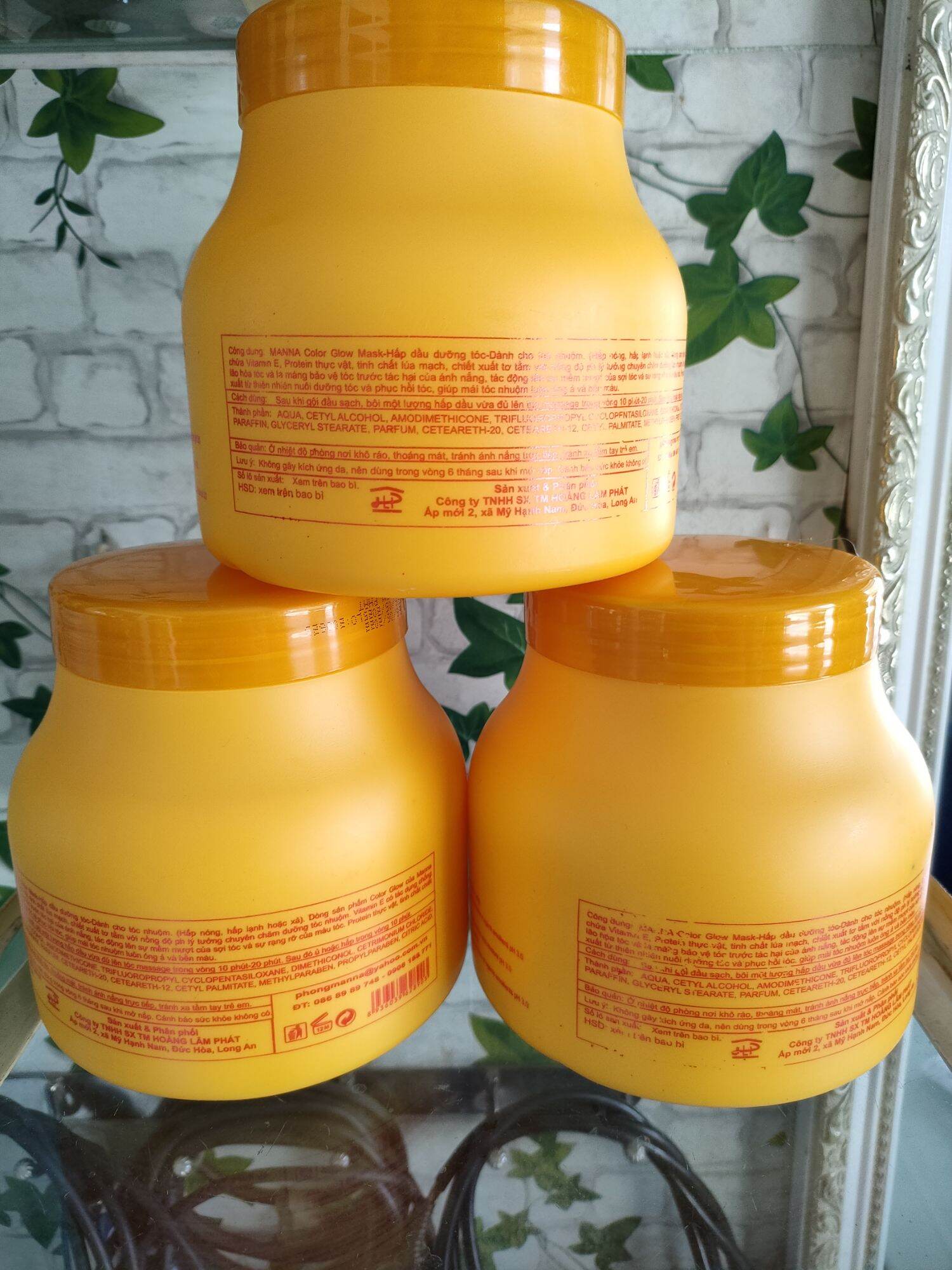 Hấp Dầu Dưỡng Tóc Manna ( collagen) Hương phấn, chính hãng.