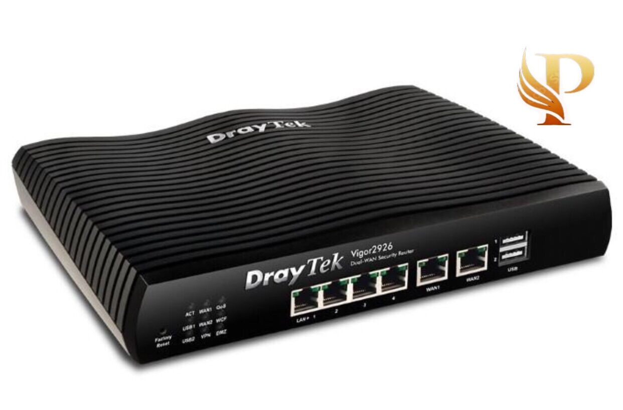 Router cân bằng tải DrayTek Vigor2926 Plus Bảo hành 2 năm chính hãng
