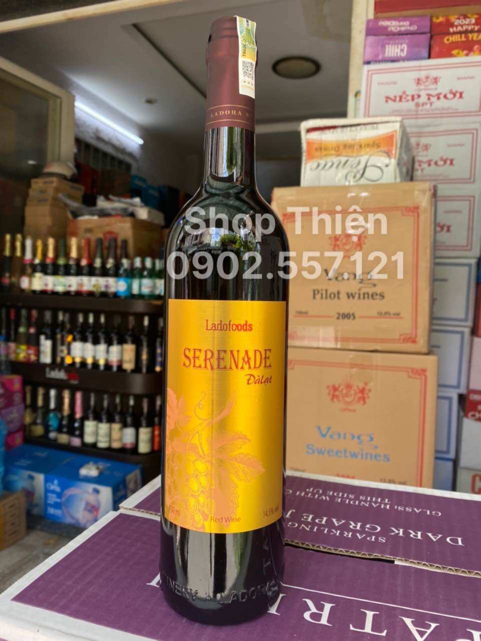 Vang Đà Lạt Đỏ SERENADE 14.5% 750ml