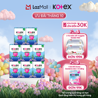[CHỈ 20H 09.10-12.10] Combo 8 BVS Kotex Hàng Ngày Kháng Khuẩn Tự Nhiên 40x8 miếng