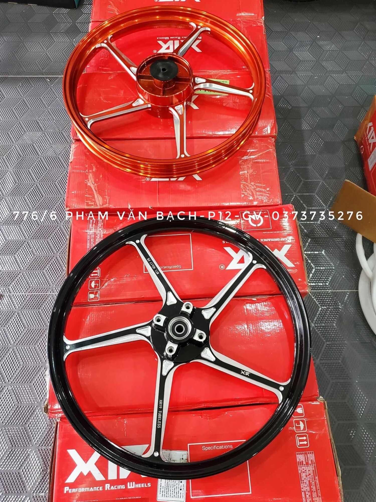 Mâm cnc 5 cây x1r cho wave / future