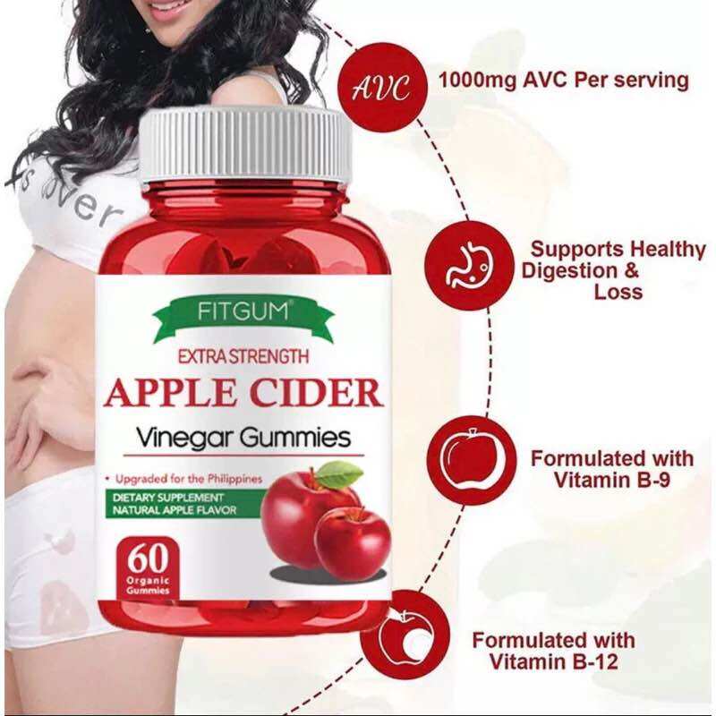 Kẹo Apple Cinder Giúp tăng cường miễn dịch, hỗ trợ giảm cân 60 viên