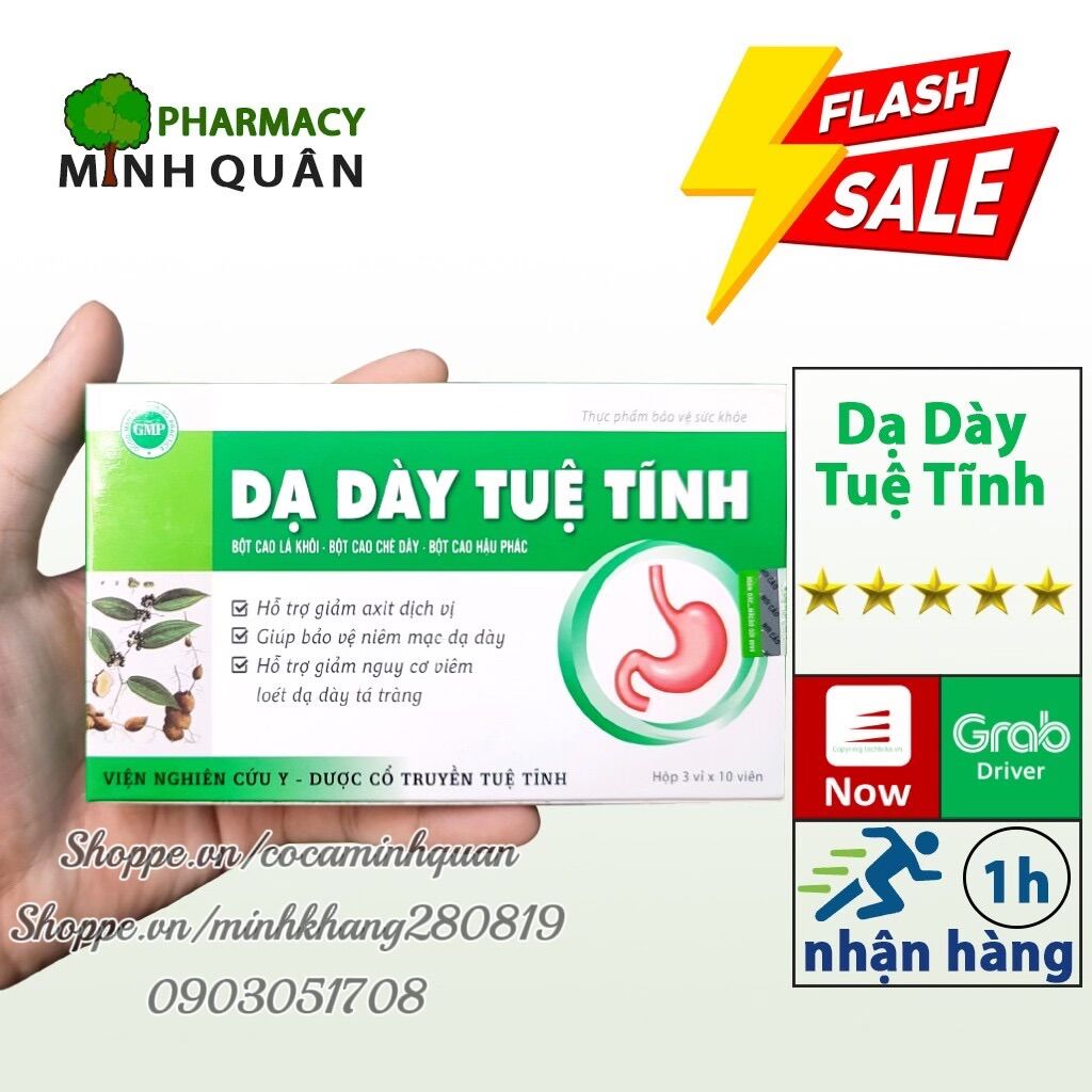 DẠ DÀY TUỆ TĨNH hết trài ngược viêm loét dạ dày.