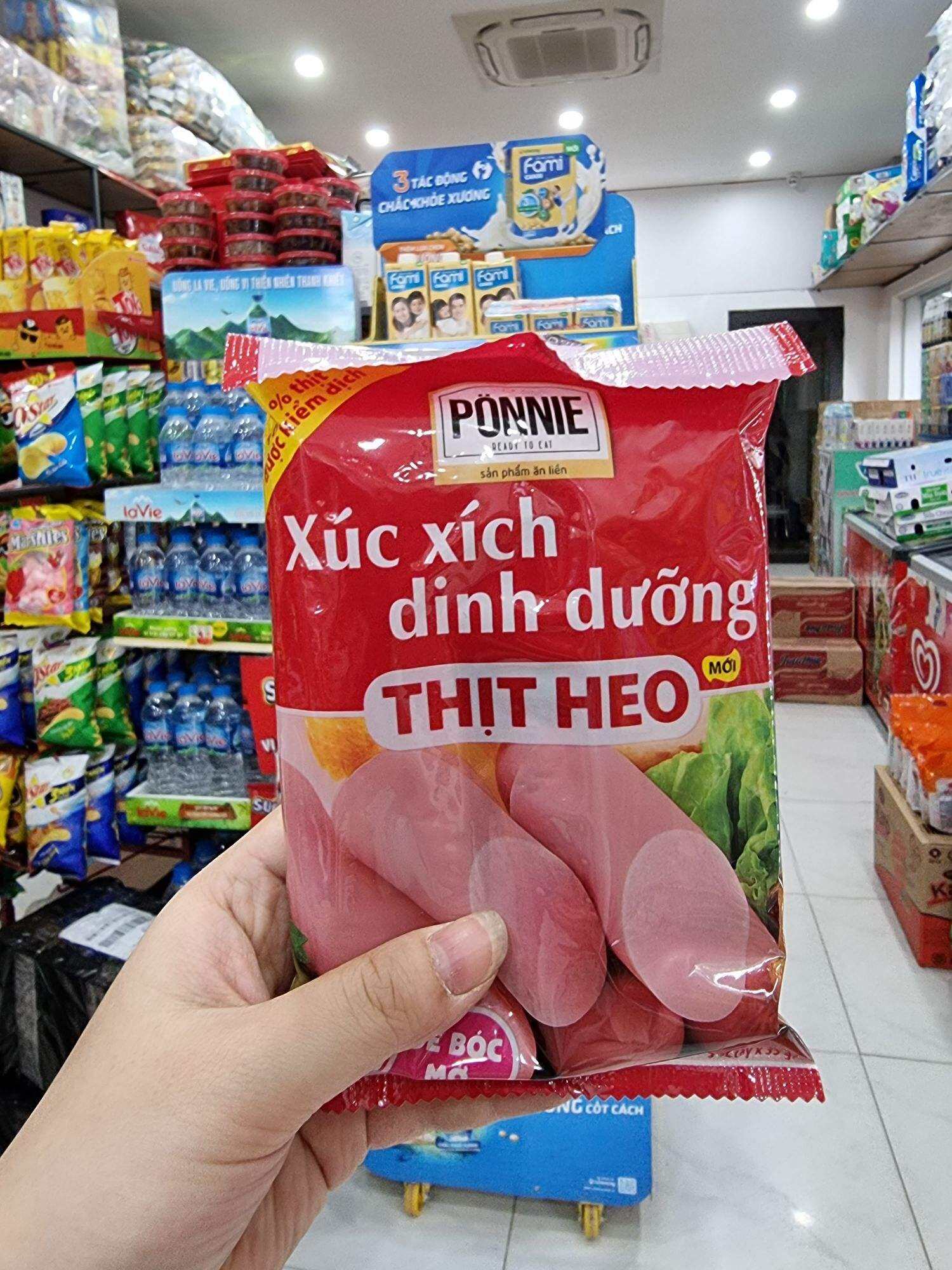 Xúc xích ăn liền Ponnie gói to 5 cây 175g