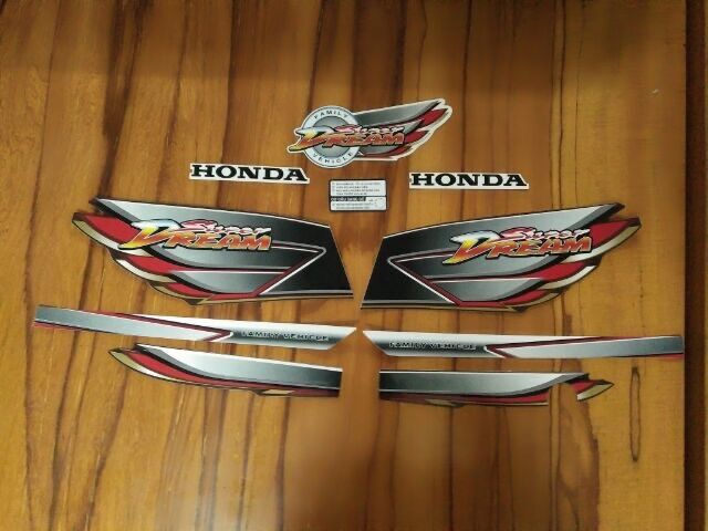 Bộ tem honda super Dream 2008 hàng nhập Thái Lan