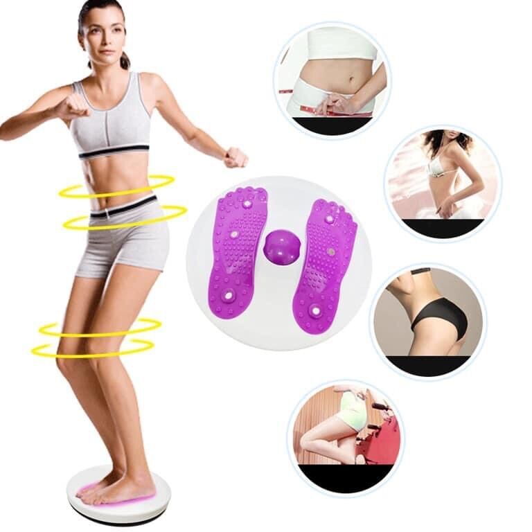 Xoay chân giảm eo giảm mỡ bụng hiệu quả
