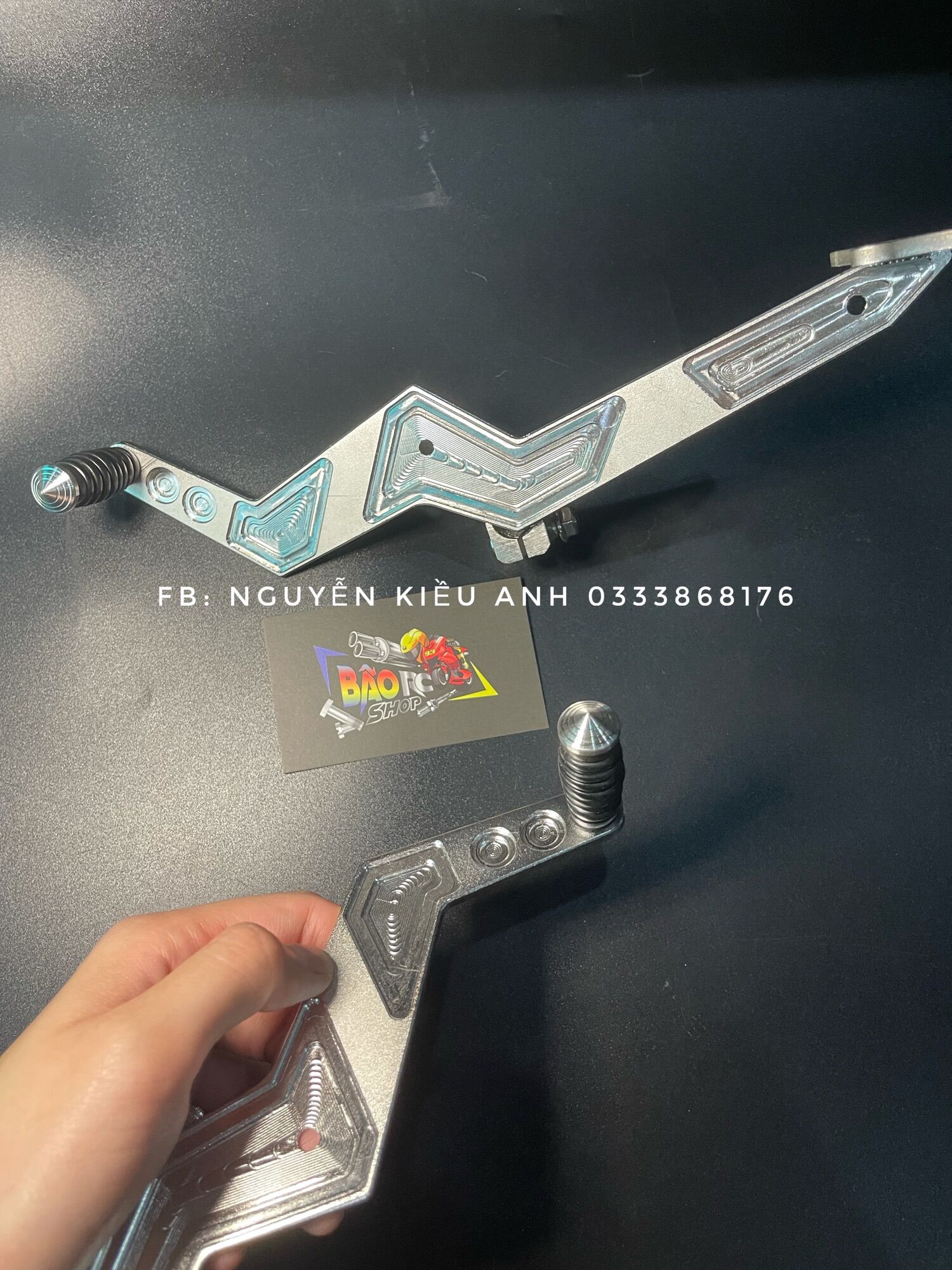 Cần số cnc Inox 304 cho Xe Wave - Dream - Future - Ex 2010 - Ex150