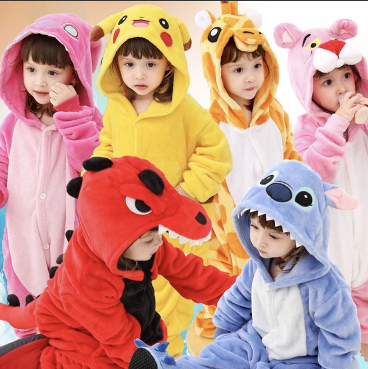 1 bộ đồ thú Pikachu nhiều size