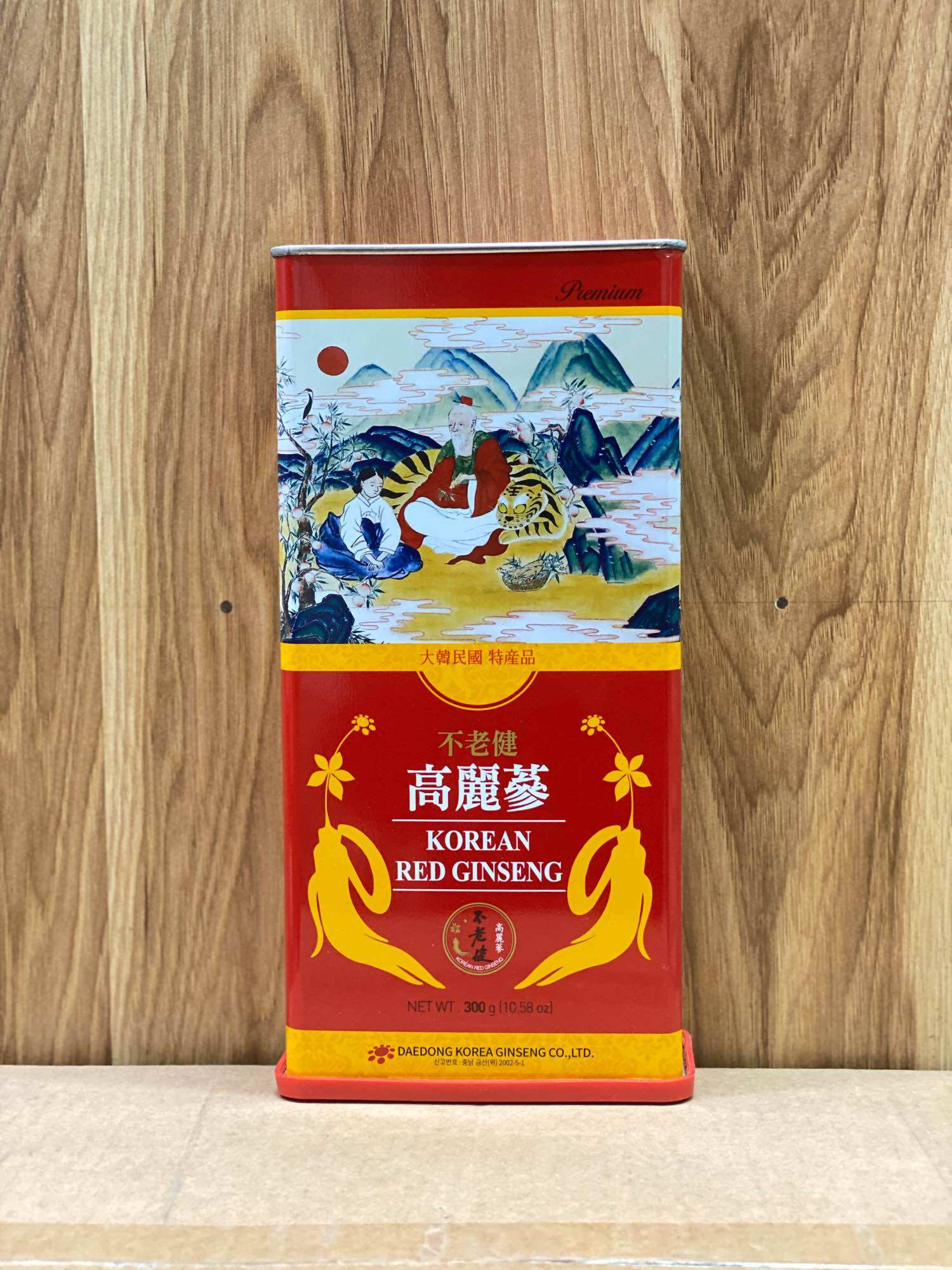 [CHÍNH HÃNG] Hồng sâm củ khô Daedong Korean Red Ginseng Hàn Quốc hộp thiếc 37.5gr ( 2 - 3 củ )