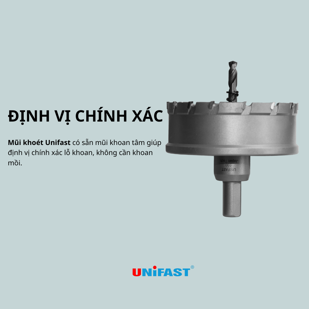Unifast mct-24 alloy hole saw 24mm