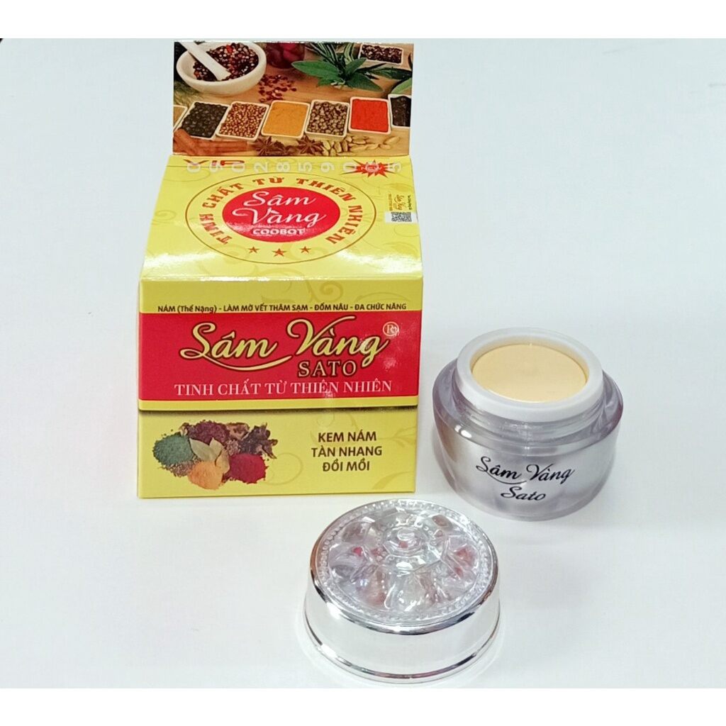 kem nám sâm vàng sato thảo dược Đông y
