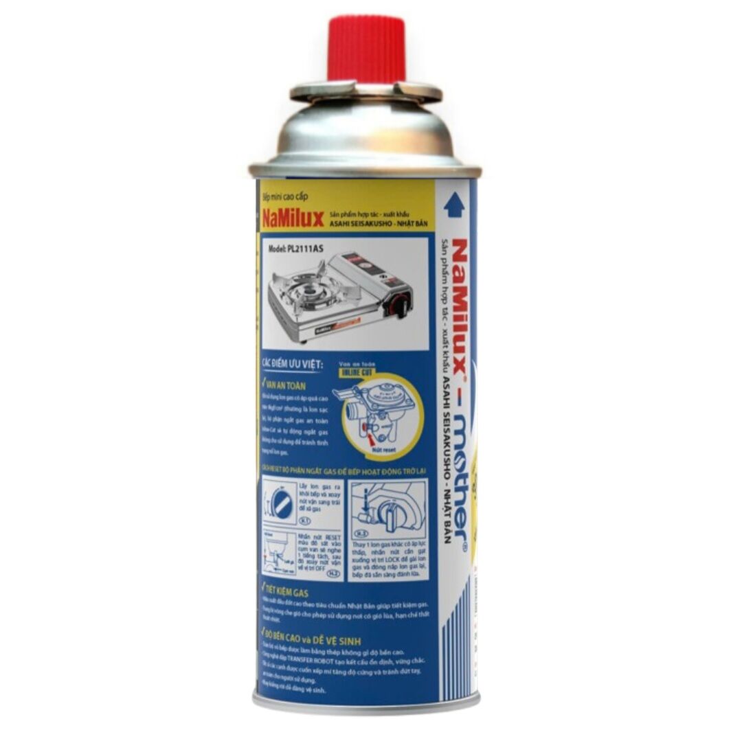 Combo 6 bình gas chuyên dụng cho bếp gas mini _ KLT.250g